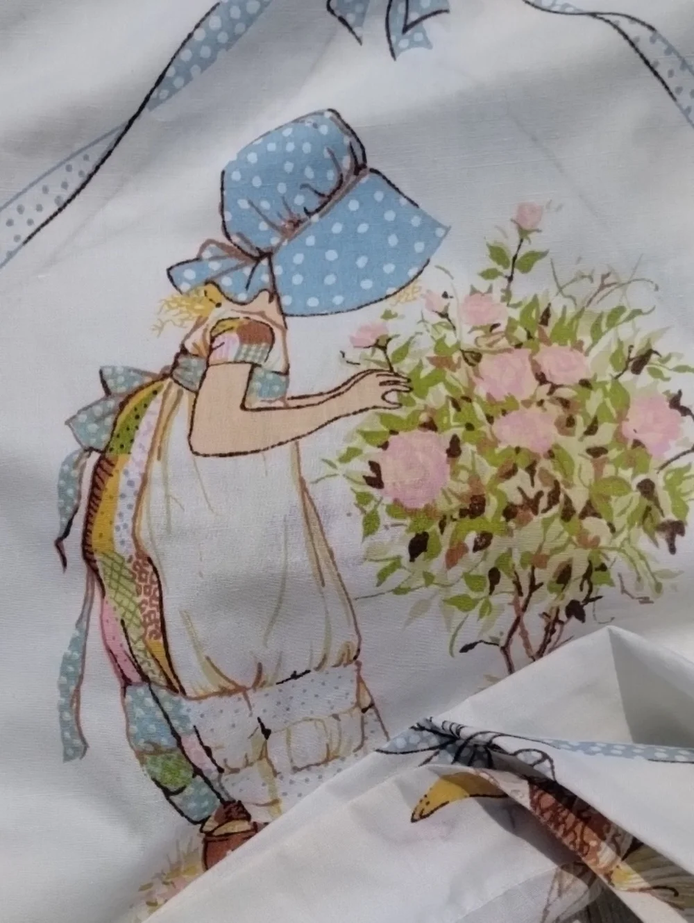 Holly Hobbie JC Penney Twin Flat Sheet